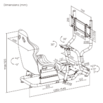 Scaun gaming Serioux Racing Cockpit cu suport monitor - imagine 10