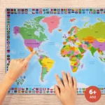 HARTA LUMII BILINGVA, RO/EN CU CREION INTERACTIV, MOMKI - imagine 2