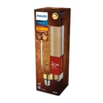 Bec LED vintage (decorativ) Philips Classic Gold Giant T65, EyeComfort, - imagine 2