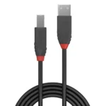 Cablu transfer Lindy LY-36674, USB 2.0 Type A to B, - imagine 2