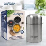 CASEROLA TERMICA CU PERETE DUBLU DIN INOX 500ML, ART OF - imagine 4