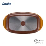 TAVA ROASTER DIN ALUMINIU TURNAT + CAPAC 39 X 22.5 - imagine 6