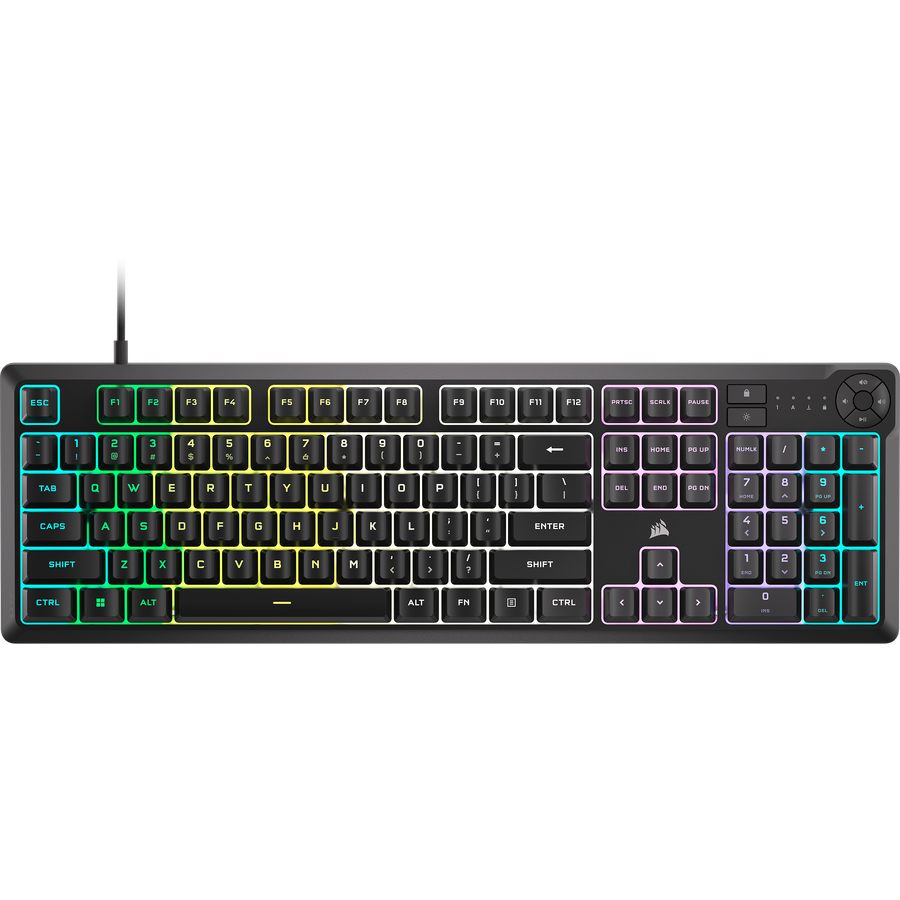 overlay_5400b96d850cca5209d55c879b2f64e2.png Tastatura Gaming Corsair K55 CORE Backlit Zoned RGB LED, Rubberdome - imagine 1