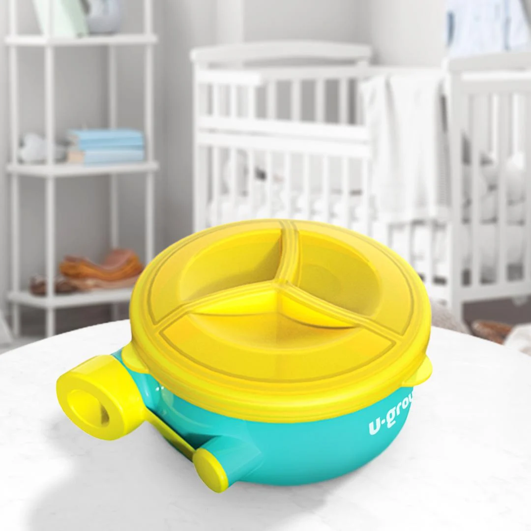 overlay_59dad448147d549a89f9384275a19768.jpg Recipient lapte praf cu 3 compartimente ,250ml, U-Grow - imagine 1
