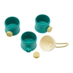 Recipient lapte praf U-Grow, albastru, cu 3 compartimente - imagine 2