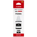 Cartus cerneala Canon GI-490 BK, pigment black, capacitate 135ml, pentru