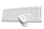 KIT A4TECH F1010-W WHITE USB - imagine 3