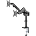 Brat de birou pentru monitor Neomounts, poate sustine 2 monitoare - imagine 5