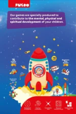 SET MAGNETIC DIN SPUMA EVA, SPATIUL COSMIC, PUEDO - imagine 4