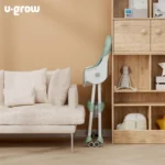Scaun de masa 2 in 1, pliabil, verde, U-Grow - imagine 4
