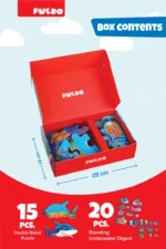 PUZZLE DIN SPUMA EVA, LUMEA MARINA, PUEDO - imagine 2