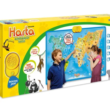 HARTA INTERACTIVA CU ANIMALE, MOMKI