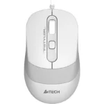 Mouse A4tech FM10, cu fir, alb