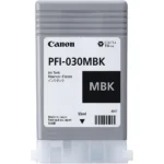 Cartus cerneala Canon PFI-030MBK, Matte Black, capacitate 55ml, pentru Canon