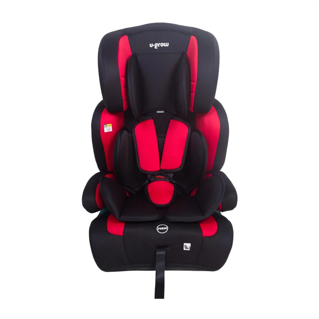 overlay_768dc7d0d04951242da4fdd7c1bde777.jpg Scaun auto/inaltator, 76-150CM(15M-12Y), R129, rosu/negru, U-Grow - imagine 1