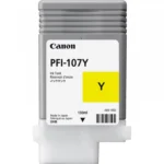 Cartus cerneala Canon PFI-107Y, yellow, capacitate 130ml, pentru Canon iPF680/685,