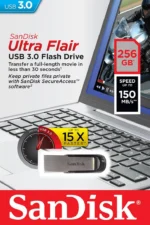 Memorie USB Flash Drive SanDisk Ultra Flair, 256GB, USB 3.0 - imagine 2