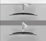 Brat monitor pentru ecrane curbate Neomounts DS70PLUS-450WH1; pentru display-uri cu - imagine 4