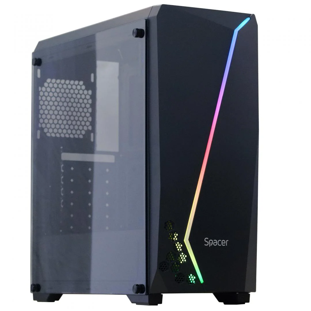 overlay_88fb1fa671f8ca89b04ee7e77fde23cf.jpg Carcasa Spacer Flash, ATX, MidTower NEGRU - imagine 1