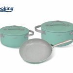 SET GATIT 5 PIESE ALUMINIU PRESAT, CRETA, COOKING BY HEINNER