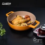 CRATITA ALUMINIU TURNAT + CAPAC 26x8 CM, 3.4L, NICOLAI TAND, - imagine 7