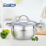 SEMIOALA INOX+CAPAC, 22 X 12.5 CM, 4.7 L, AMIRA, COOKING - imagine 3