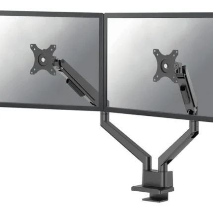 Brat dublu pentru monitor Neomounts, tip full motion, pentru display-uri