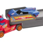 CAMION CU REMORCA SI TELECOMANDA+1 MASINUTA INCLUSA, HOT WHEELS