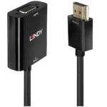 Adaptor Lindy LY-38291 HDMI 1.3 to VGA Converter, negru