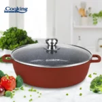 CRATITA ALUMINIU+CAPAC 40x9.8CM, 11 L, CALABRIA, COOKING BY HEINNER - imagine 2