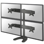 Suport cvadruplu monitor de birou Neomounts FPMA-D700DD4; pentru display-uri cu