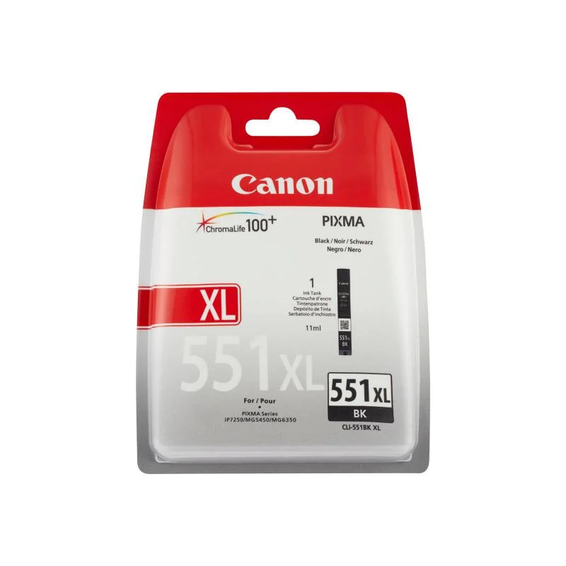 overlay_a0e5c709fb4ac4f2e06d9cc71eaa4443.jpg Cartus cerneala Canon CLI-551XL, black, capacitate 11ml, pentru Canon Pixma - imagine 1
