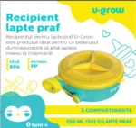Recipient lapte praf cu 3 compartimente ,250ml, U-Grow - imagine 4