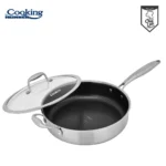TIGAIE ADANCA INOX +CAPAC STICLA IN 3 STRATURI  28*7.5CM, - imagine 2