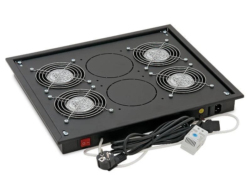 overlay_a885c7fdefbb6f008c2fc7924a41ac2d.jpg Panou ventilatie Triton pentru rack de podea 19", 4 ventilatoare - imagine 1