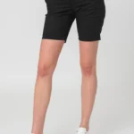 PANTALONI SCURT CASUAL FEMEI BLACK S