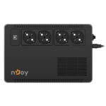 UPS nJoy Soter 600, 600VA/ 360W, 4 Prize Schuko cu - imagine 4