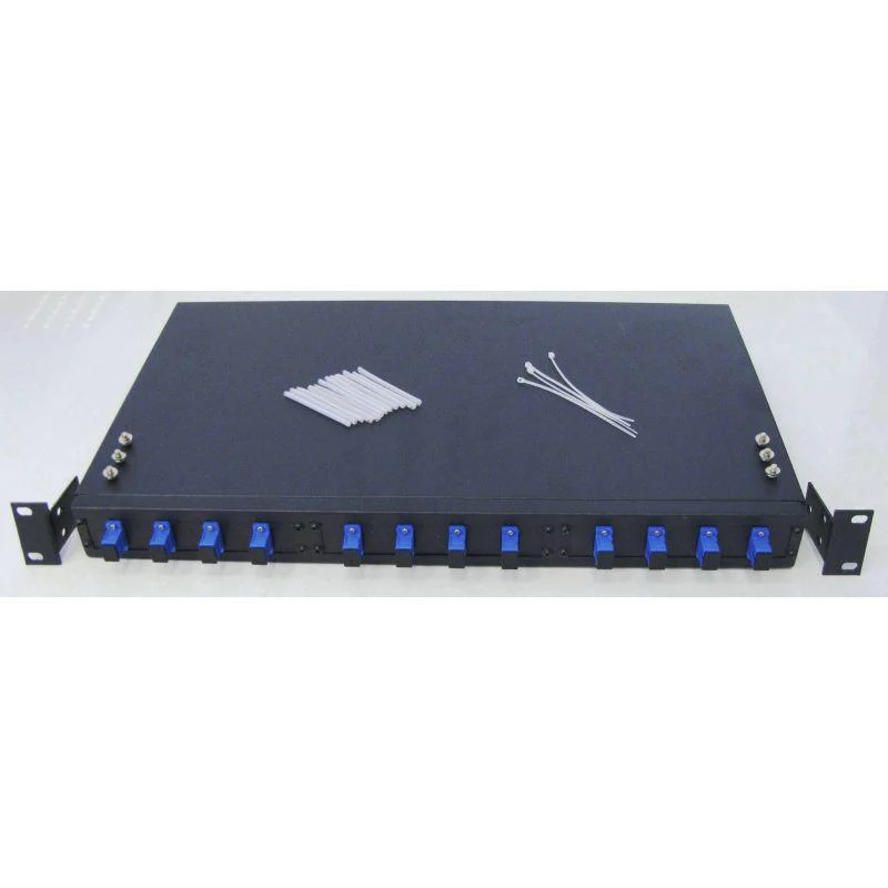 overlay_b3037e343c584a73c19ea1ed1ff7d840.jpg Patch panel optic ODF 19"/1U, echipat frontal cu 12 adaptori - imagine 1