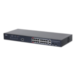Dahua Managed Switch 18 porturi, 16 porturi POE, Gigabit, Port
