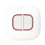 Buton de panica wireless Hikvision DS-PDEB2-EG2-WE(B), 2 butoane, ,frecventa de
