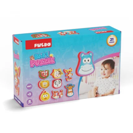 PUZZLE BABY DIN SPUMA EVA, 21 PIESE, PUEDO