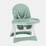 Scaun de masa 2 in 1, pliabil, verde, U-Grow - imagine 2