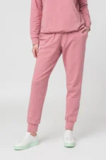 PANTALON DAMA COTON PINK-L - imagine 4