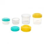 Set 8 recipiente cu capac pentru stocare hrana copii , - imagine 5