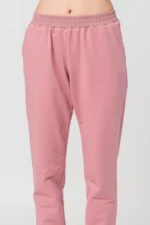 PANTALON DAMA COTON PINK-L - imagine 5