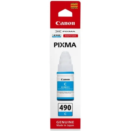 Cartus cerneala Canon GI-490 C, cyan, capacitate 70ml, pentru echipamente
