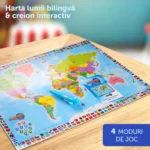 HARTA LUMII BILINGVA, RO/EN CU CREION INTERACTIV, MOMKI - imagine 3