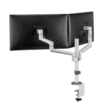 Brat dublu monitor Neomounts DS60-425WH2; pentru display-uri cu diagonale 17"-27", - imagine 2