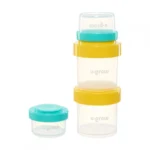 Set 8 recipiente cu capac pentru stocare hrana copii , - imagine 4