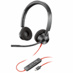 Poly Blackwire 3325 Stereo Microsoft Teams Certified USB-C Headset +3.5mm